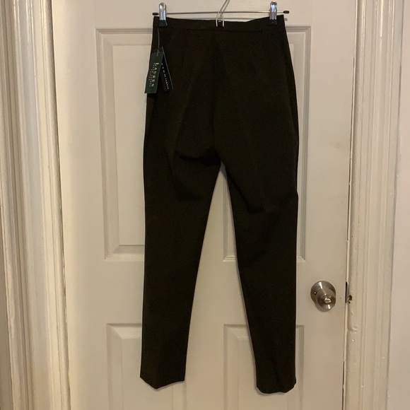 NWT Ralph Lauren 2P Dark Green Stretch Pants - Picture 4 of 13